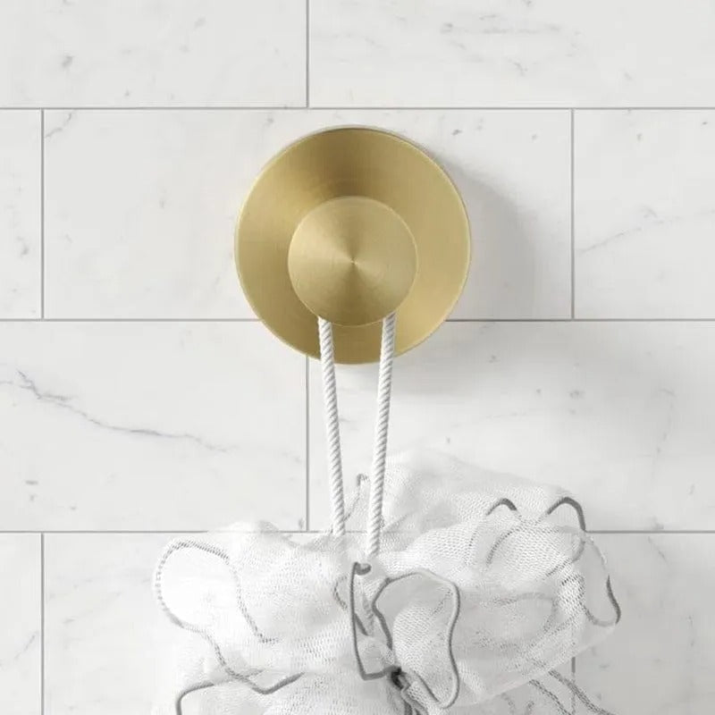 Belro suction cup hooks attached to a smooth surface, suitable for organizing lights and small electronics in home or office spaces.