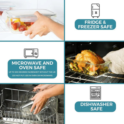 Set of 35 Belro food storage containers with clear lids, various sizes for kitchen organization and food freshness.