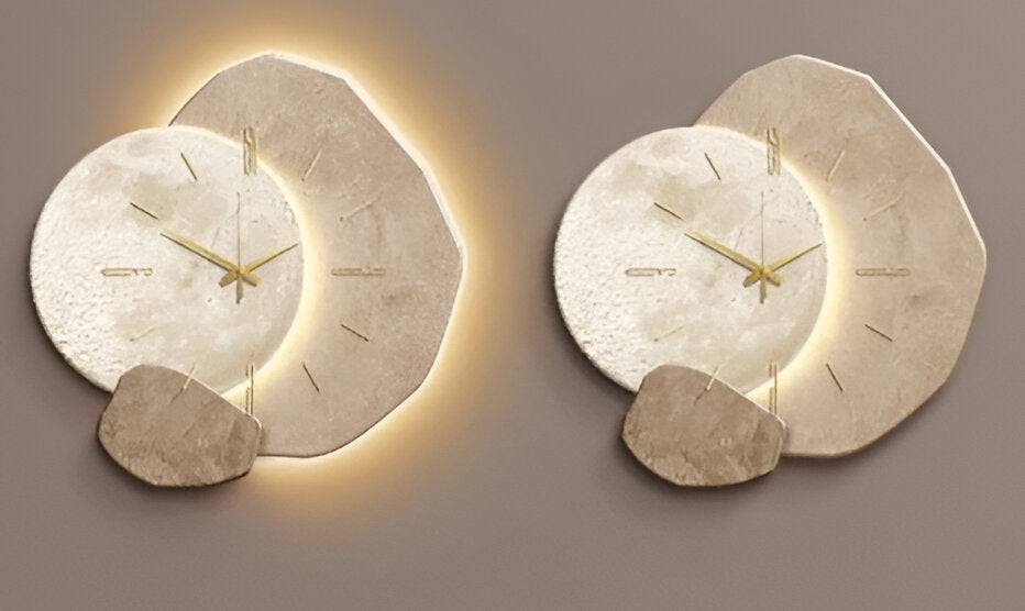 Belro minimalist wall clock with a sleek design, round face, and simple black hands for modern home decor.