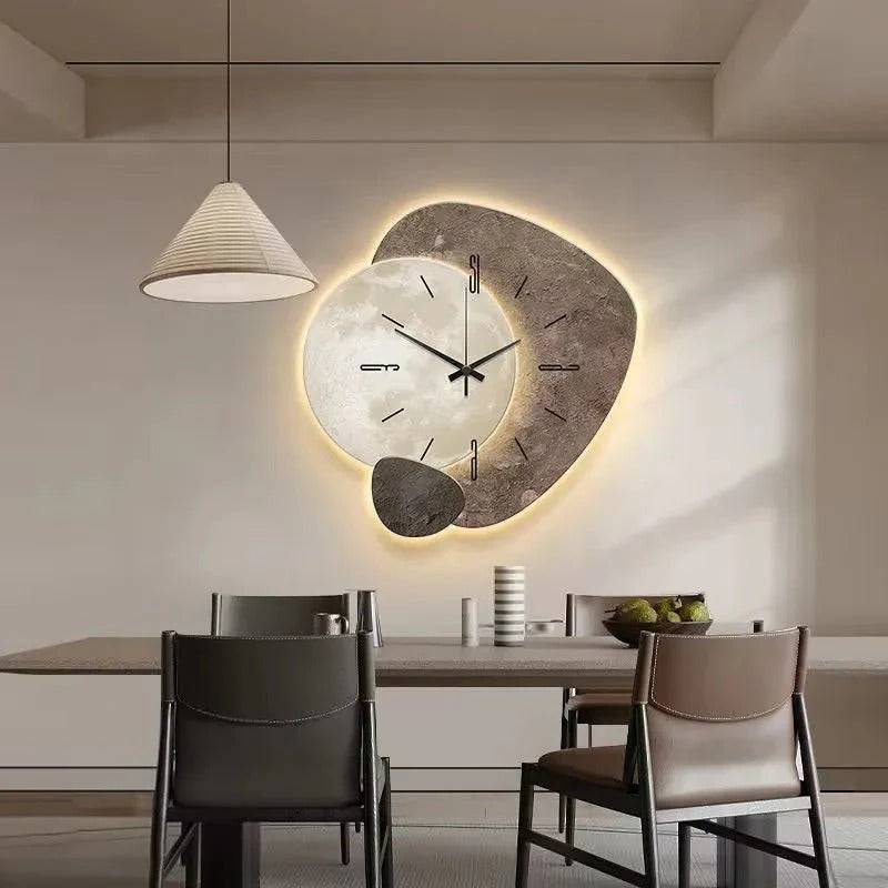 Belro minimalist wall clock with sleek design, round face, and simple black hands, perfect for modern home decor.