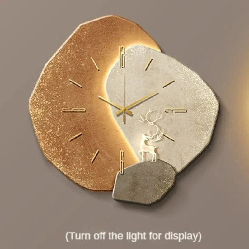 Minimalist Belro wall clock with a sleek round design, black hour and minute hands, and a clean white face for modern home decor.
