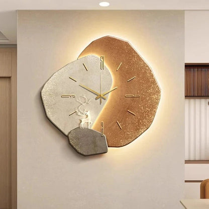 Belro minimalist wall clock with a sleek design, round face, and simple black hands, perfect for modern home decor.