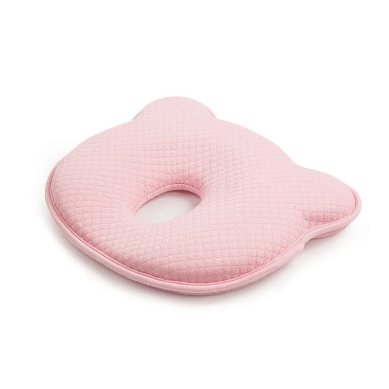 Belro ergonomic baby pillow with soft fabric cover, designed for comfortable infant support and gentle head shaping.