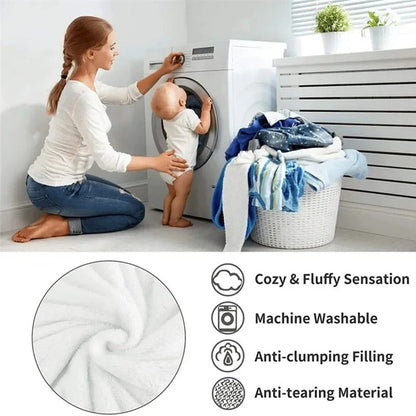 Belro multi-season blanket in cozy fabric, suitable for home bedding and throws, featuring a soft, neutral color.