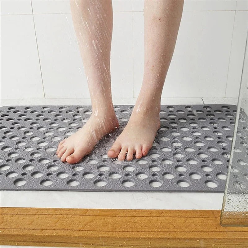Belro non-slip shower mat with textured surface for bathroom safety, featuring a durable, waterproof design and cushioned grip.