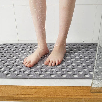 Belro non-slip shower mat with textured surface for bathroom safety, featuring a durable, waterproof design and cushioned grip.