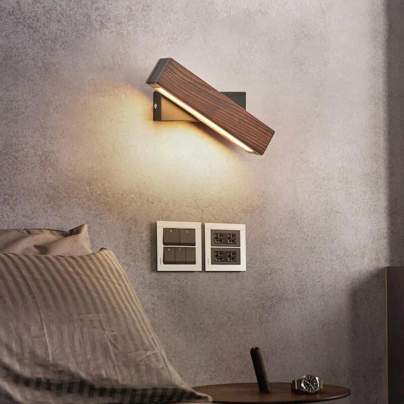 Belro wall-mounted LED outdoor lamp with sleek design, ideal for garden or patio lighting, mounted on exterior wall.