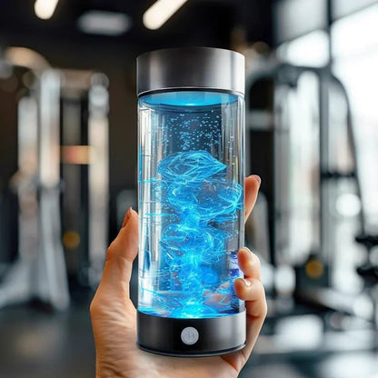 Belro hydrogen water bottle made of durable tools and hardware material, featuring a sleek design and portable size for on-the-go hydration.