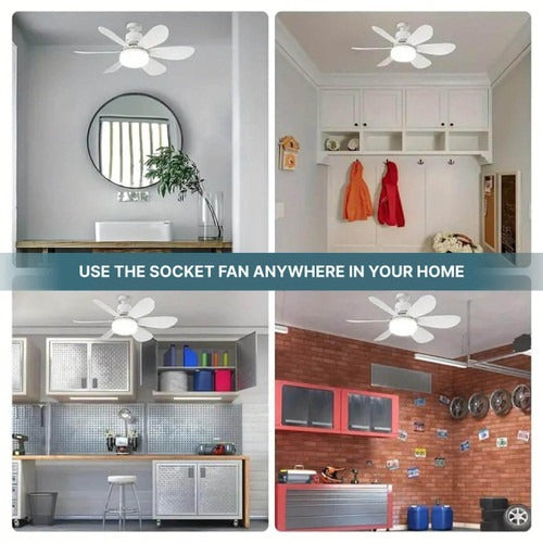 Belro ceiling-mounted outdoor fan installed on a patio ceiling, designed for home and garden cooling and ventilation.