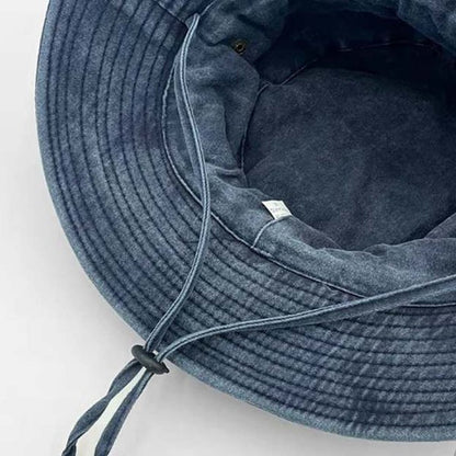 Belro wide brim outdoor sun hat with a woven straw design and adjustable chin strap, perfect for outdoor protection.