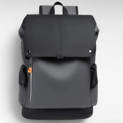 Belro Everyday Backpack designed for electronics and laptops, showing multiple compartments and padded straps for comfortable carrying.