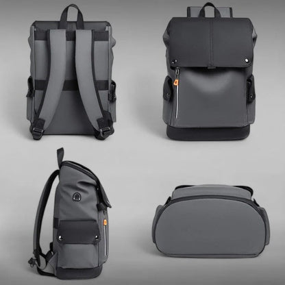 Belro Everyday Backpack designed for electronics and laptops, with multiple compartments and padded straps for comfortable carrying.