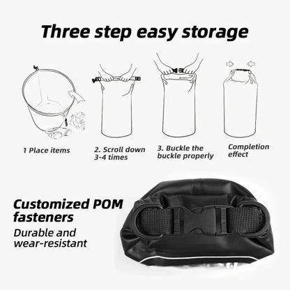 Belro waterproof phone pouch for electronics, shown in clear view, designed to protect smartphones from water damage.