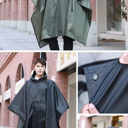 Belro rain poncho for outdoor coverage, lightweight waterproof rainwear designed for outdoor activities and protection.