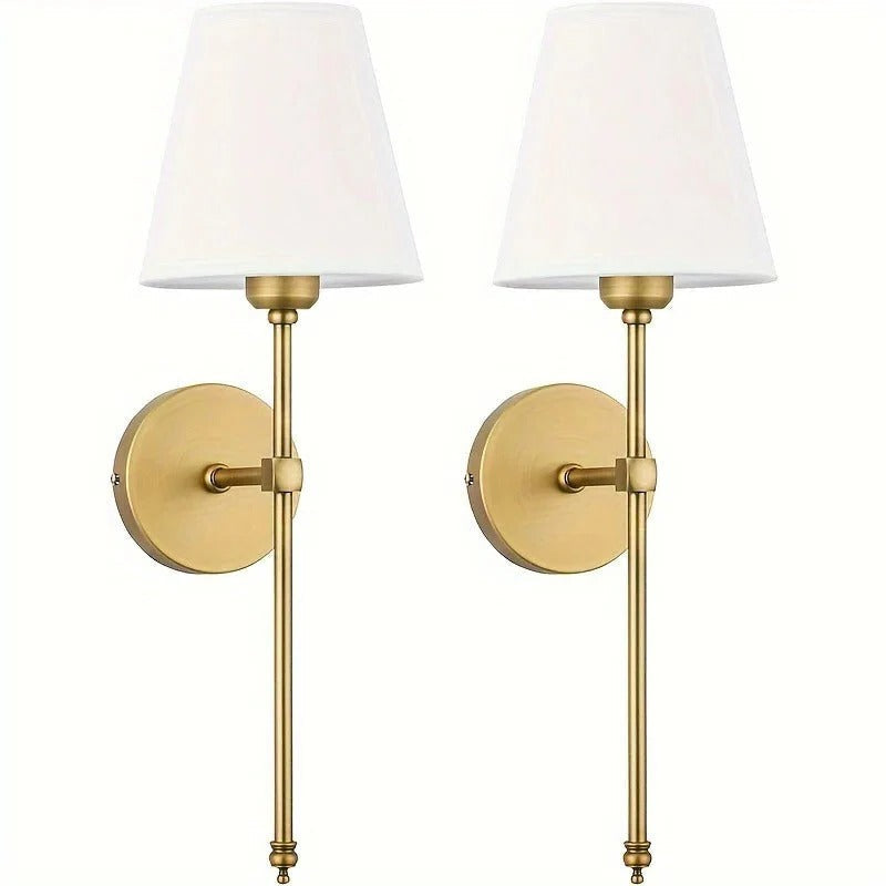 Belro wireless outdoor wall lights installed on a garden wall, providing modern illumination for home exterior.