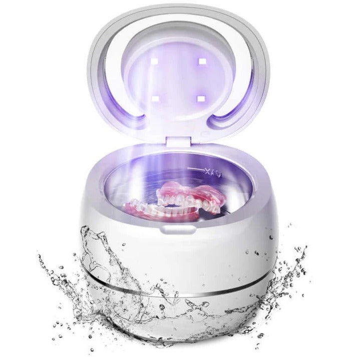 Belro denture cleaner machine for home use, compact device designed for easy cleaning of dentures and oral appliances.