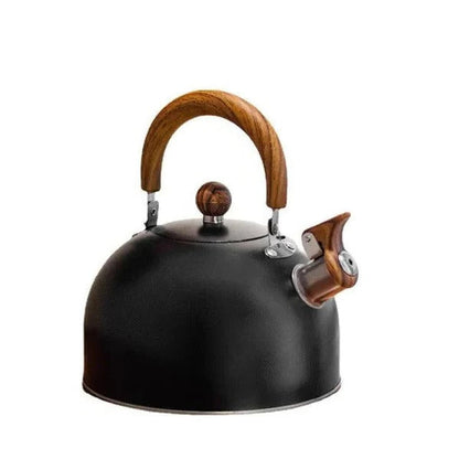 Belro whistling kettle for hot drinks, featuring a stainless steel design and ergonomic handle, ideal for kitchen and tea preparation.