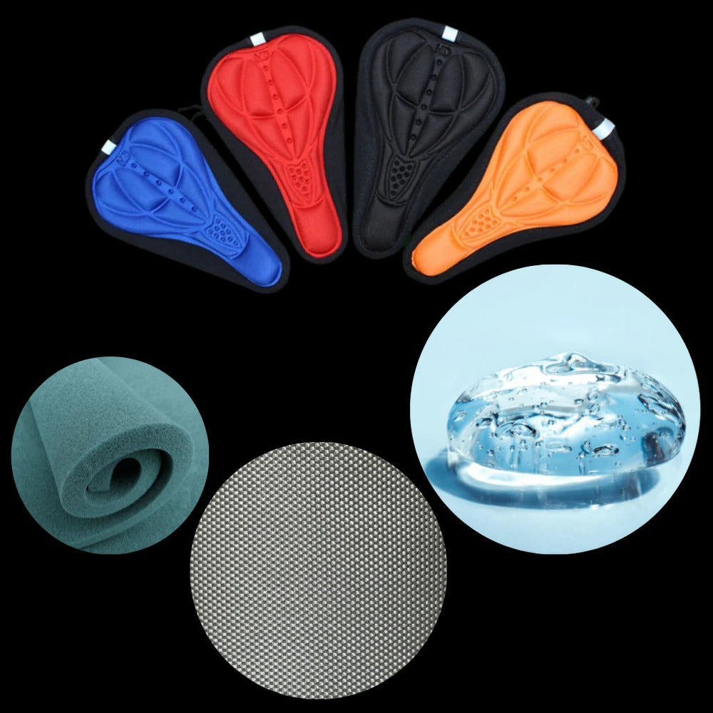 Belro padded bike seat cushion with soft padding and durable cover, ideal for outdoor cycling comfort.
