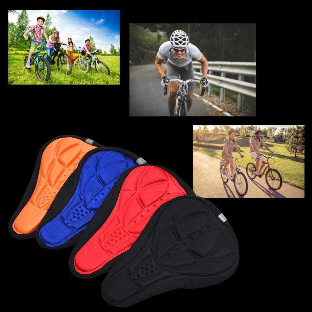 Belro padded bike seat cushion for outdoor use, with a comfortable, cushioned design ideal for outdoor biking comfort.