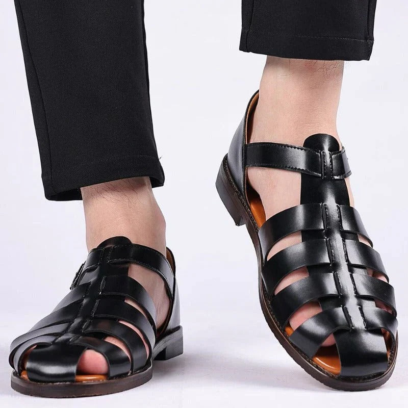 Men's adjustable sandals by Belro featuring open-toe design, adjustable straps, and casual footwear for warm weather.