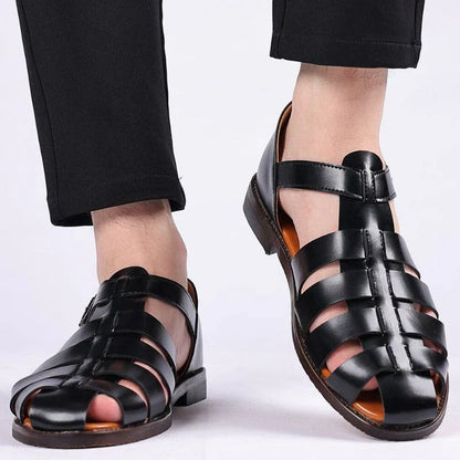 Men's adjustable sandals by Belro featuring open-toe design, adjustable straps, and casual footwear for warm weather.