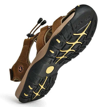 Belro men's summer outdoor sandals with adjustable straps and cushioned soles, perfect for warm weather and casual outdoor activities.