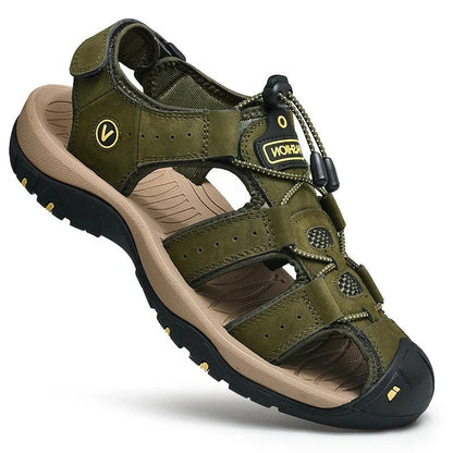 Belro men's summer outdoor sandals with adjustable straps and cushioned soles, ideal for comfortable outdoor footwear.