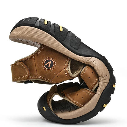 Belro men's summer outdoor sandals with adjustable straps and cushioned soles, ideal for casual outdoor activities.