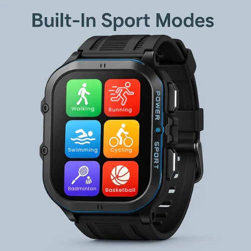 Belro waterproof sports watch with digital display and durable band, designed for active wear and outdoor activities.
