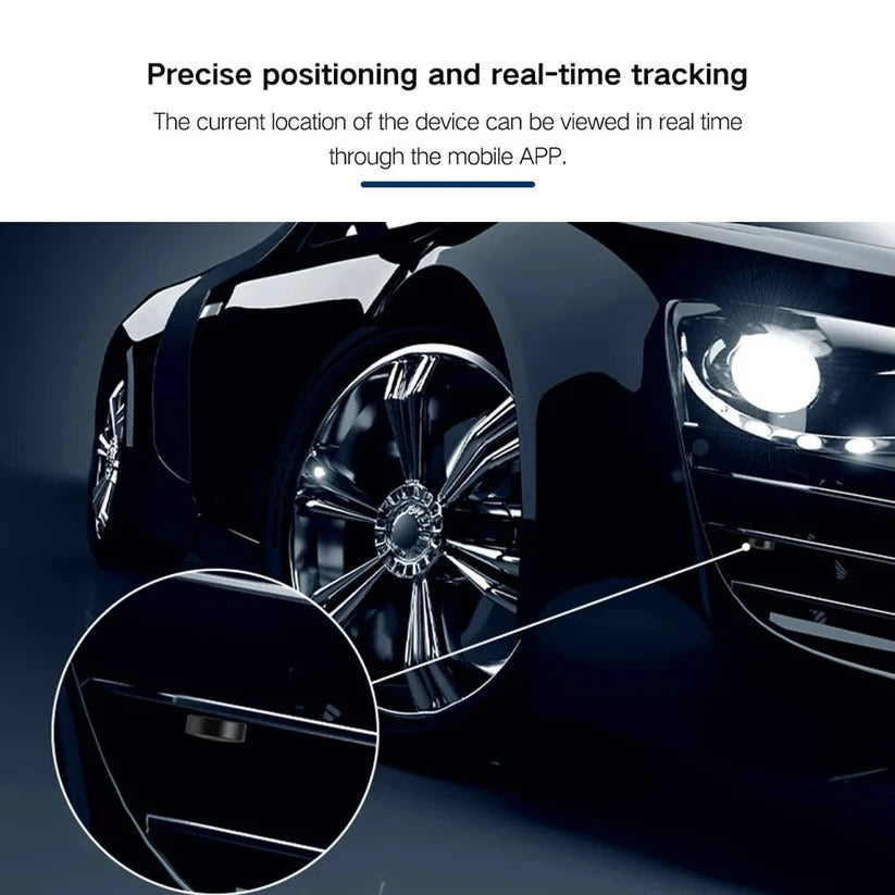 Mini magnetic GPS tracker by Belro, compact electronic device with magnetic attachment for real-time location tracking.