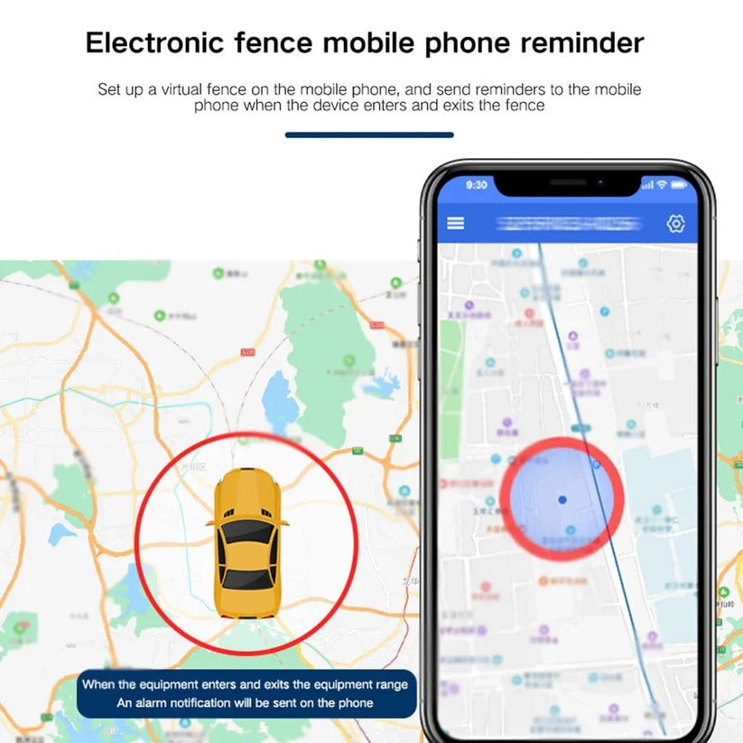 Mini magnetic GPS tracker by Belro, compact electronic device with magnetic case for real-time location tracking.