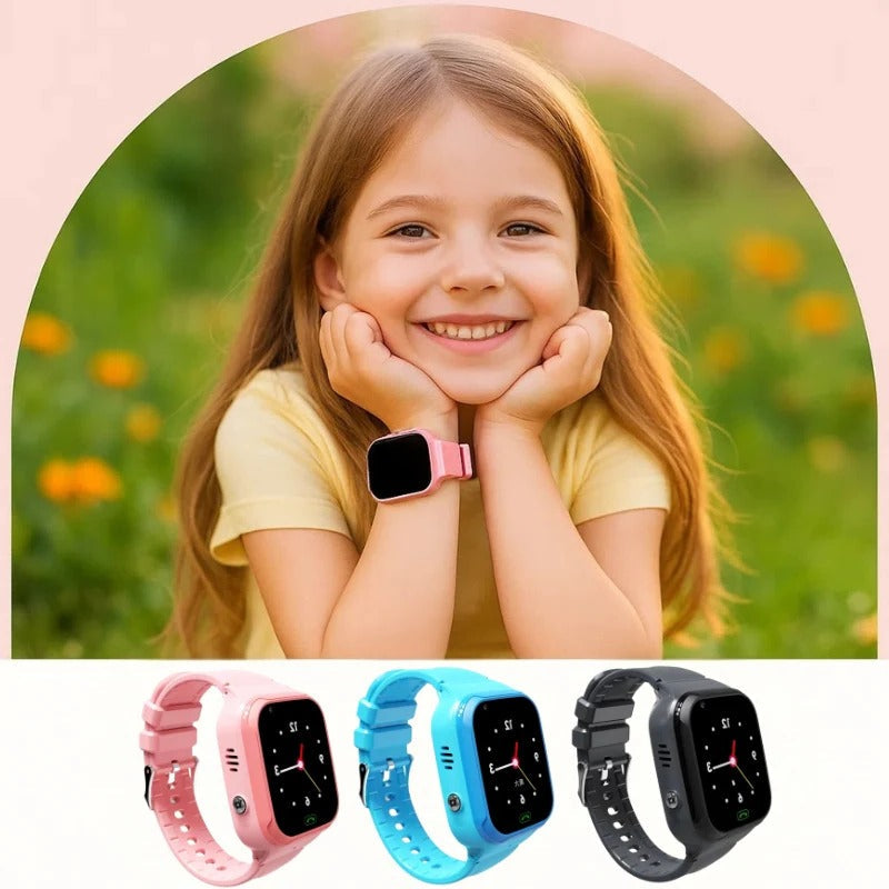 Belro Kids Smart Watch GPS Tracker with colorful display and adjustable band, designed for child safety and location tracking.