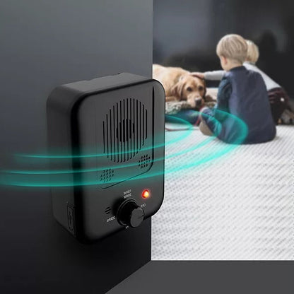 Belro ultrasonic anti-bark device for pets, small handheld design with a clip, used to stop excessive barking.