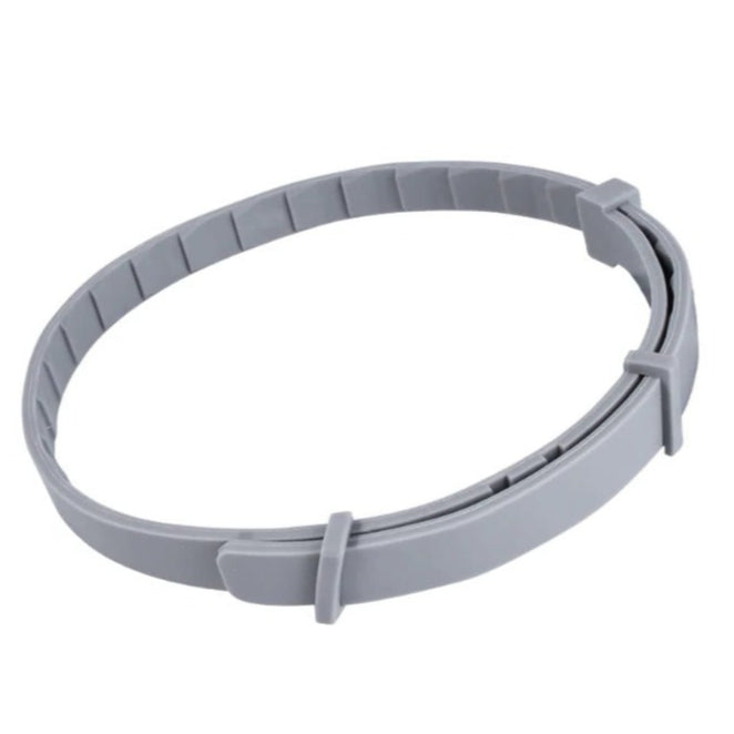 Belro parasite repellent pet collar for dogs, showing a close-up of the collar with adjustable strap and safety buckle.