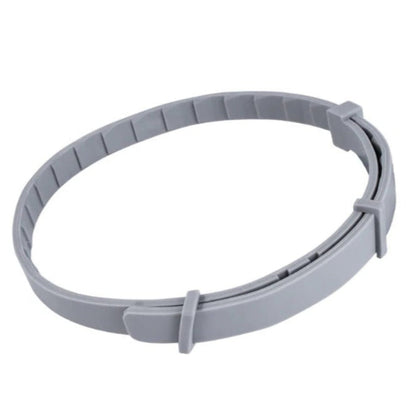 Belro parasite repellent pet collar for dogs, showing a close-up of the collar with adjustable strap and safety buckle.