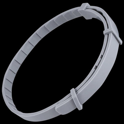 Belro parasite repellent dog collar showing a close-up of the collar’s design and fastening, suitable for pet protection.