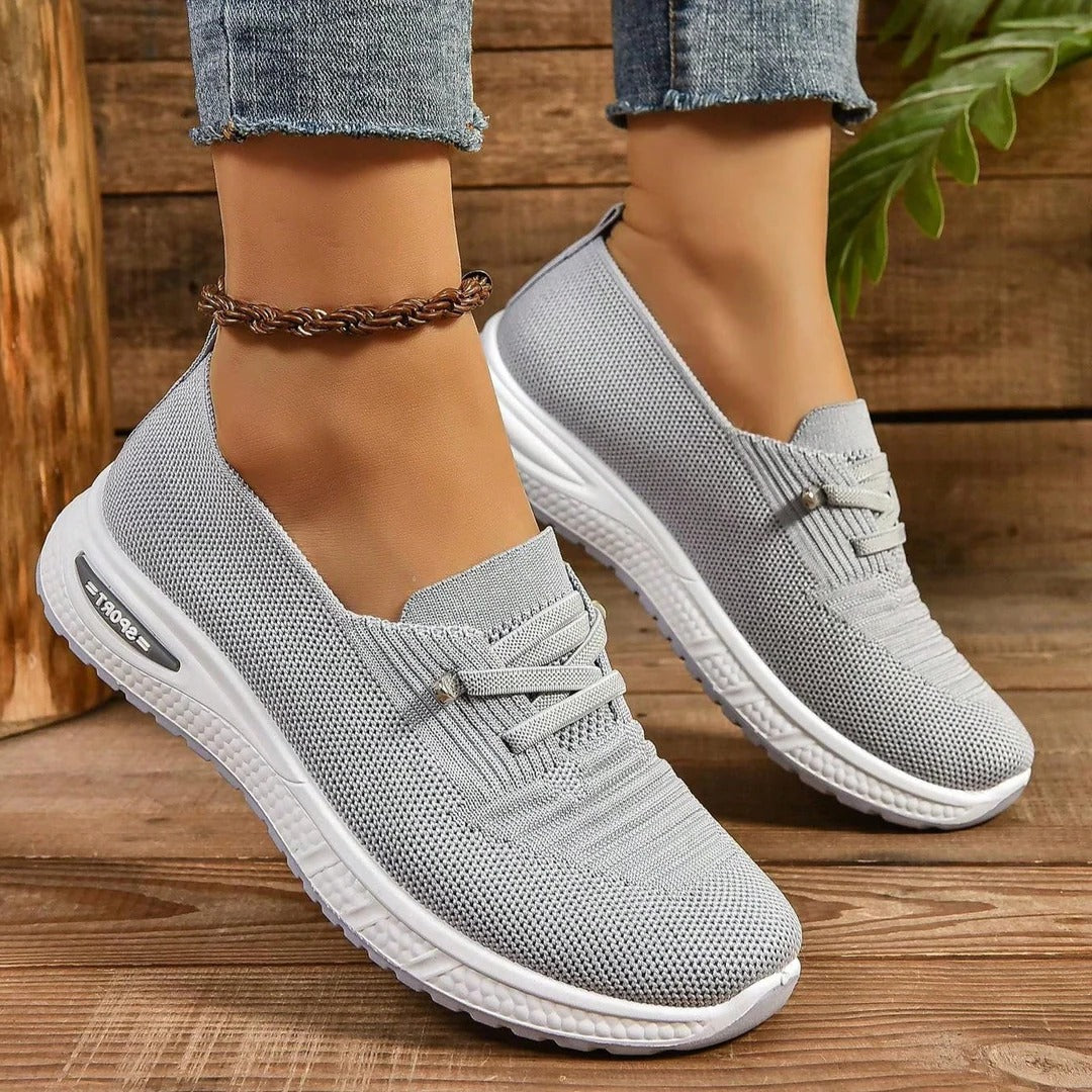Belro women's comfort sneakers with stylish socks, featuring cushioned soles and breathable fabric for all-day wear.