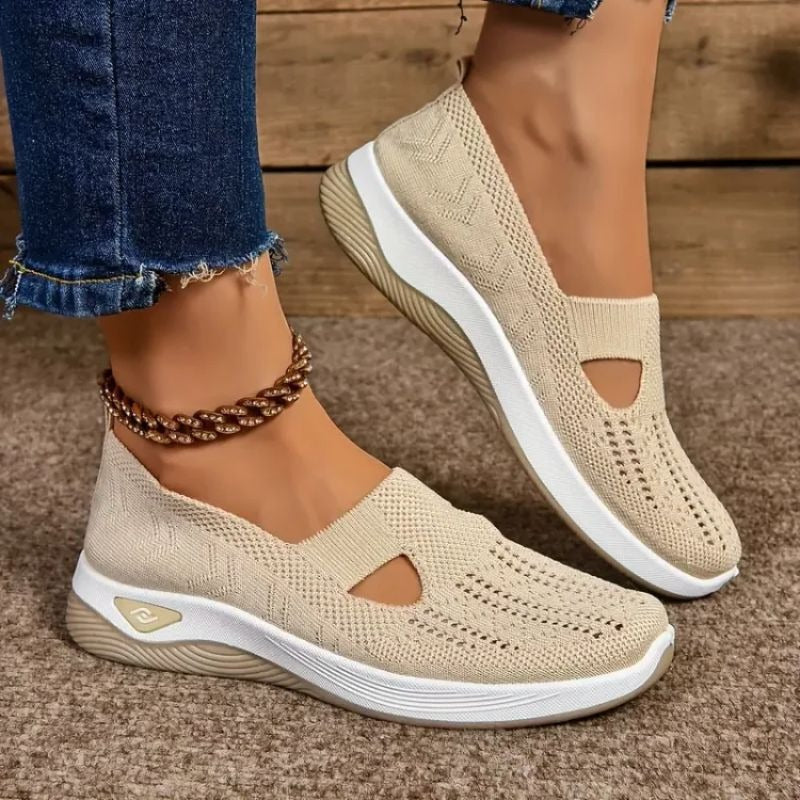 Belro women’s comfort mesh sneakers with breathable mesh design and casual athletic style.