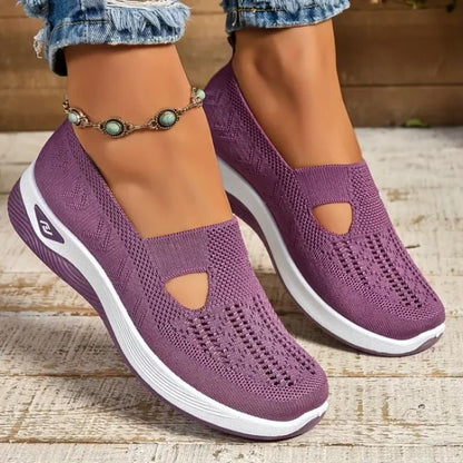 Belro women’s comfort mesh sneakers featuring breathable mesh material and casual athletic design.