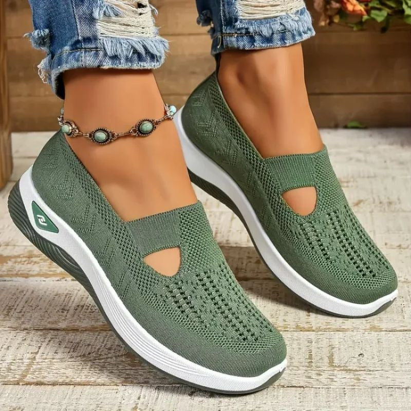 Belro women’s comfort mesh sneakers with breathable design and casual style, suitable for everyday wear.