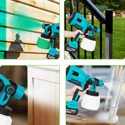 Belro cordless paint sprayer with ergonomic handle and paint nozzle, ideal for easy, efficient painting projects.