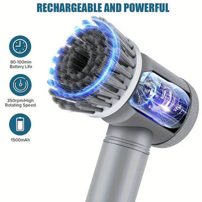 Belro Turbo Spin Scrubber for cleaning, featuring a handheld design with spinning brush head for efficient home cleaning.