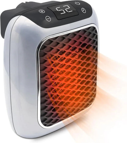 Belro portable plug-in electric heater for home use, compact design with digital controls and safety features.