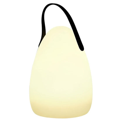 Belro cordless waterproof LED table lamp with integrated umbrella accessory, ideal for outdoor lighting and versatile use.