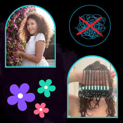 Belro Curl Defining Brush for hair care, featuring a sleek design with bristles ideal for enhancing natural curls and reducing frizz.