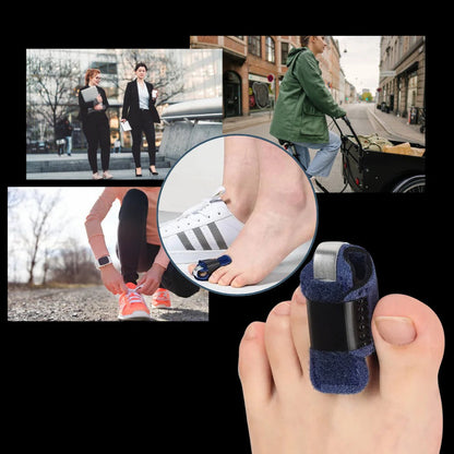 Belro Toe Straightener with adjustable support, designed to realign toes and improve foot comfort.