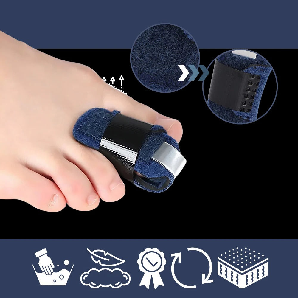 Belro Toe Straightener with adjustable support for realigning toes and improving foot comfort in health and beauty.