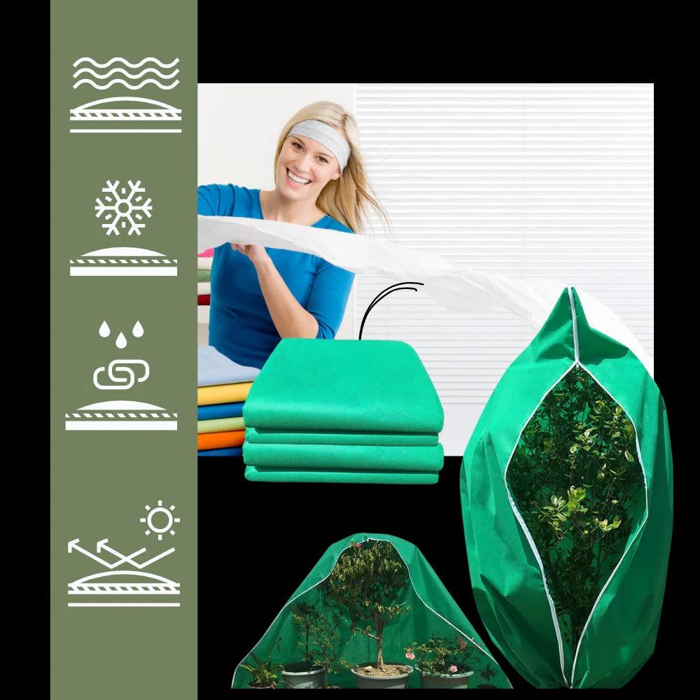 Belro freeze protection plant covers for outdoor gardening, designed to shield plants from cold weather damage.