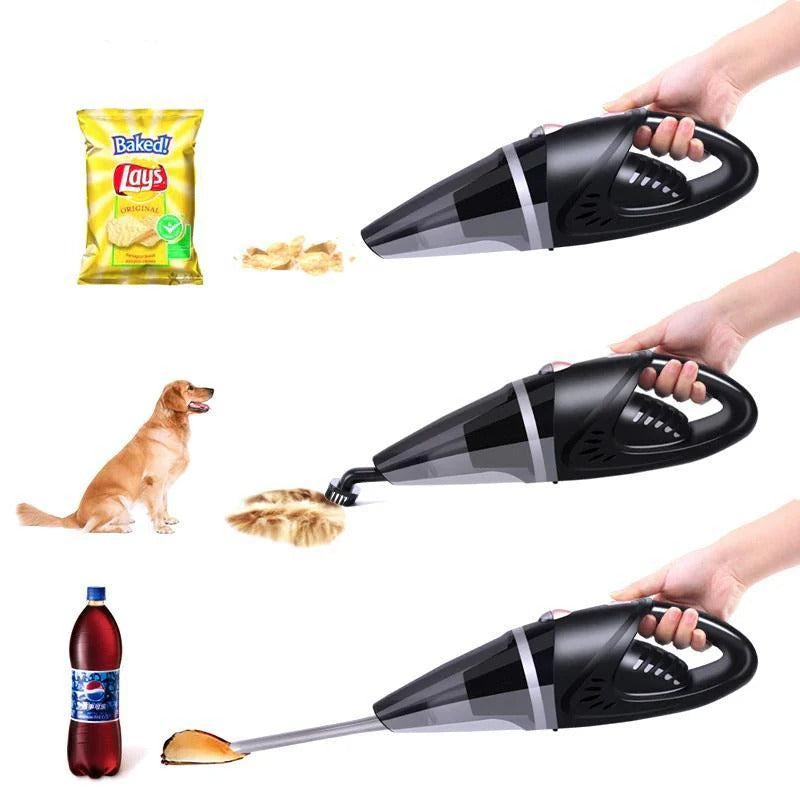 Belro portable car vacuum cleaner with compact design, handheld for easy cleaning of car interiors.