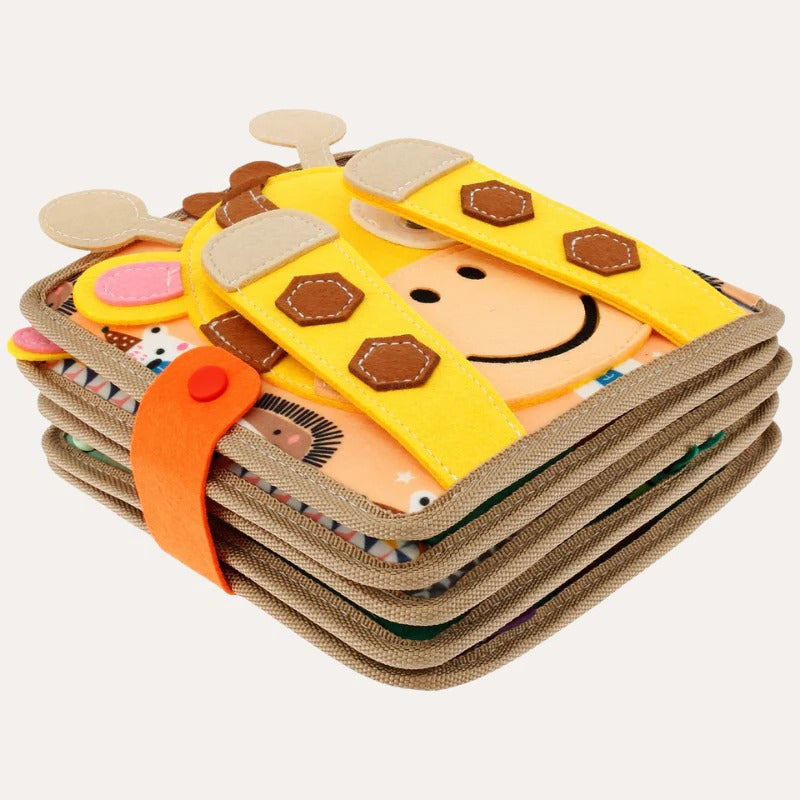 Belro Montessori early learning book for children, featuring colorful educational illustrations on the cover.